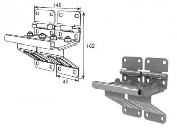 Боковая опора удлиненная DoorHan N25234-3 RAL9003